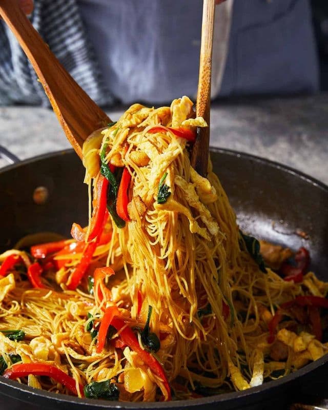 Singapore Style Chicken Vermicelli