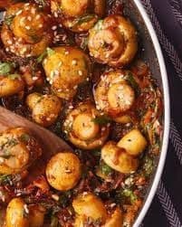 Crispy Honey Chilli Garlic Mushroom