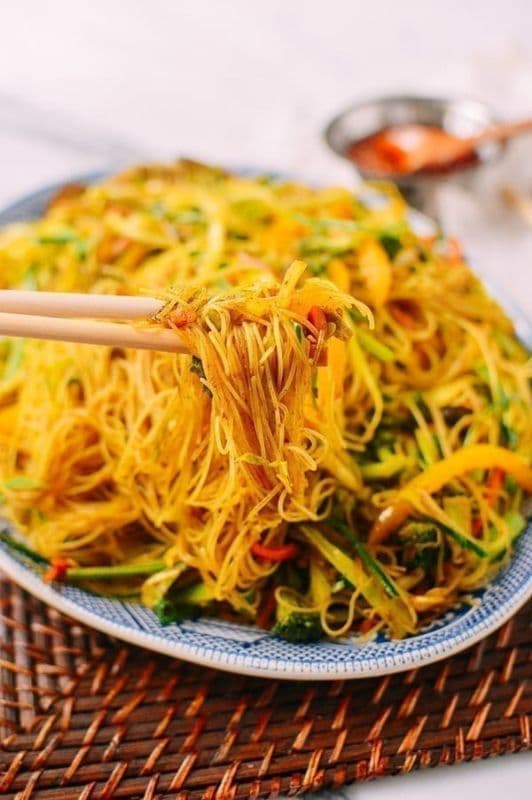 Singapore Style Vegetable Vermicelli
