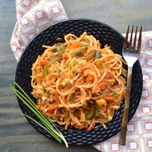 Szechuan Egg Chow Mein