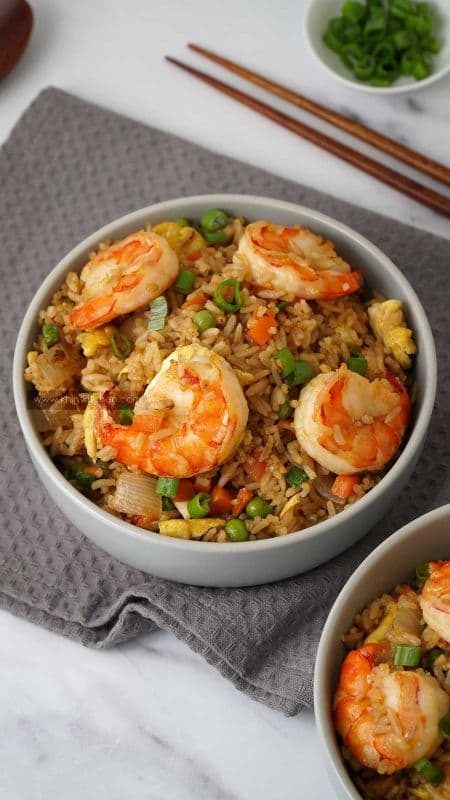 Triple Szechuan Prawn Fried Rice