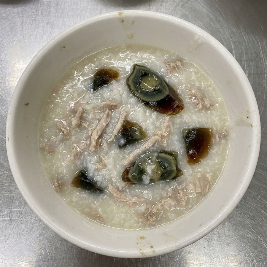 Preserved Century Egg with Lean Pork Congee