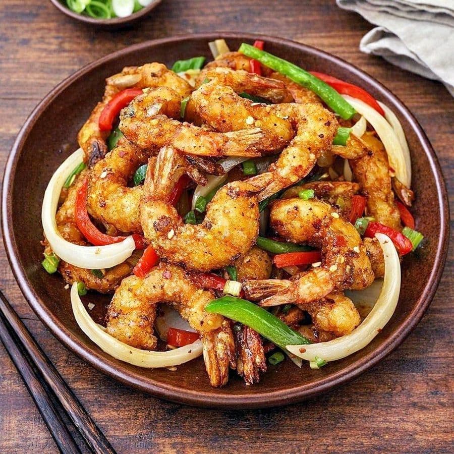Salt & Peppery Prawns