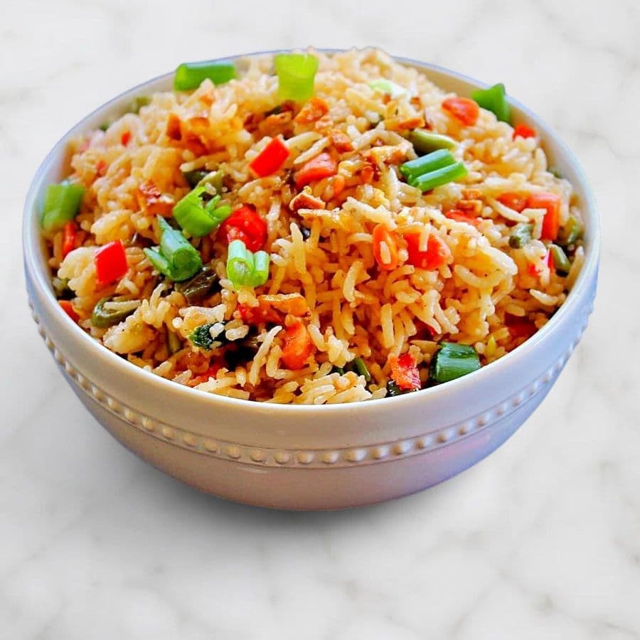 Chilli Garlic Vegetable Fried Rice