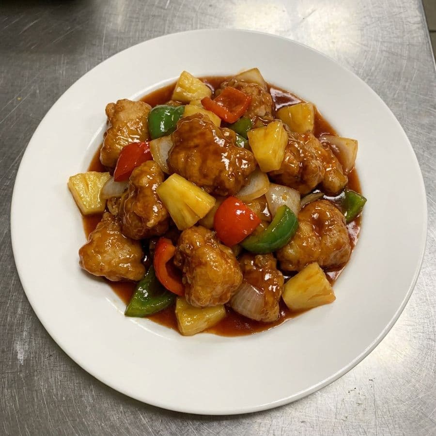 Sweet & Sour Fish with Pineapple