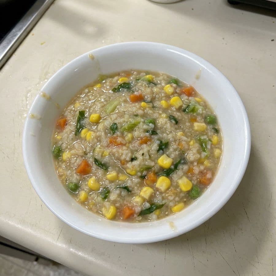 Mixed Vegetables & Corn Congee