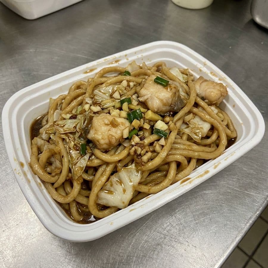 Shanghai Style Fish Thick Noodles