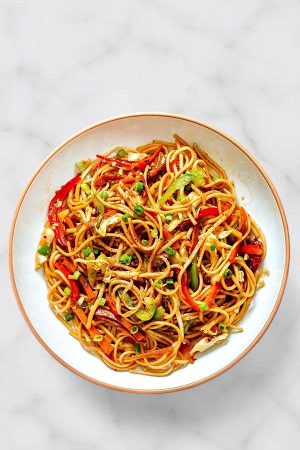 Chilli Garlic Vegetable Chow Mein